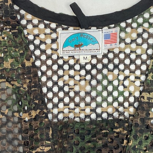 Gary Nesse Mesh Camouflage Hunt Shoot Rifle Pad Shoulder Fish Outdoor Vest USA L - Picture 12 of 12